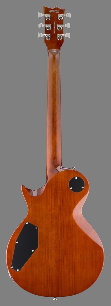 ESP Ltd EC-1000 Flamed Maple, Duncan, Amber Sunburst