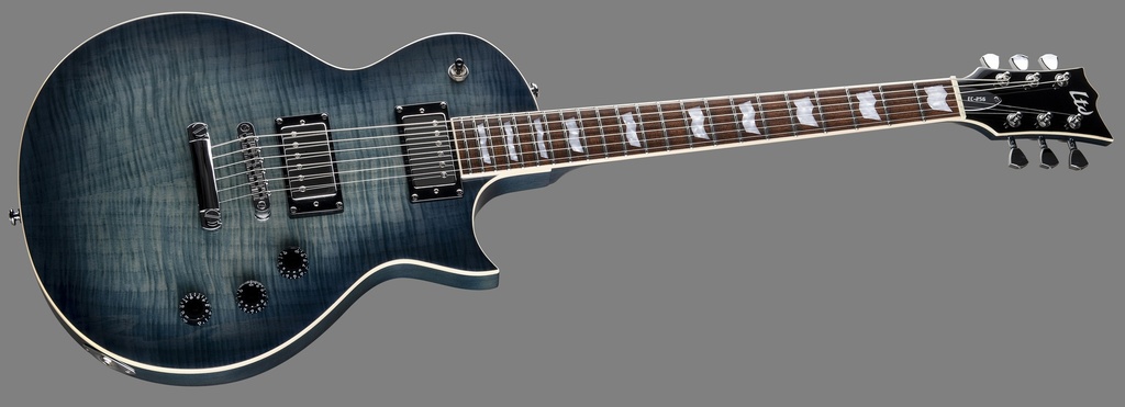 ESP Ltd EC-256, Flame Maple, Cobalt Blue