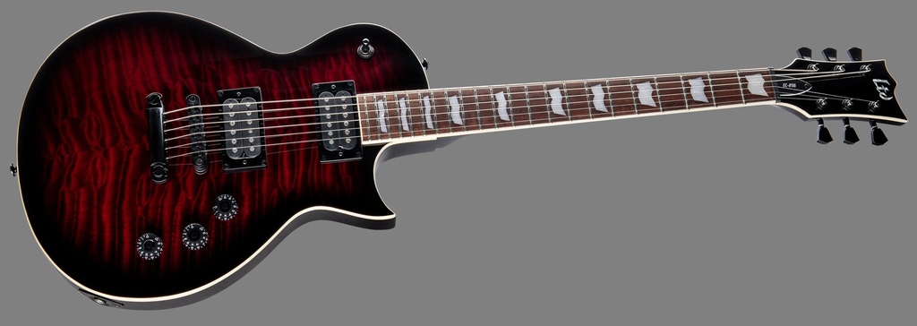 ESP Ltd EC-256 QM, See Thru Black Cherry Sunburst