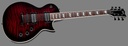 ESP Ltd EC-256 QM, See Thru Black Cherry Sunburst