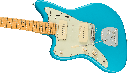 Fender American Professional II Jazzmaster® Left-Hand, Maple Fingerboard, Miami Blue
