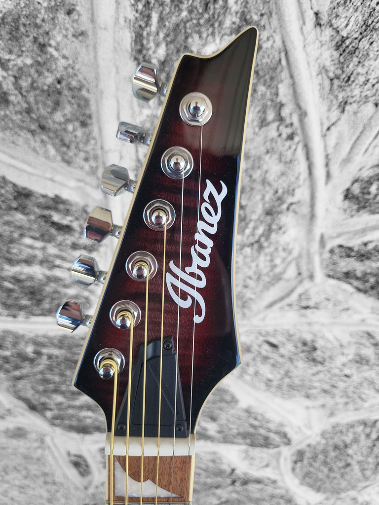 Ibanez ALT30FM Acoustic Electric Guitar, Red Doom Burst High Gloss - Scratch & Dent