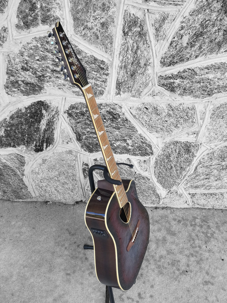 Ibanez ALT30FM Acoustic Electric Guitar, Red Doom Burst High Gloss - Scratch & Dent