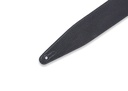 Levy's MG317BOG-WHT 2 1/2" Wide White Garment Leather Guitar Strap