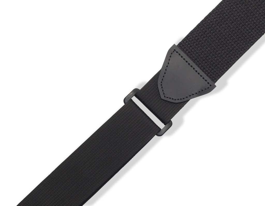 Levy's MRHC-BLK 2" Wide Cotton RipChord™ Guitar Strap