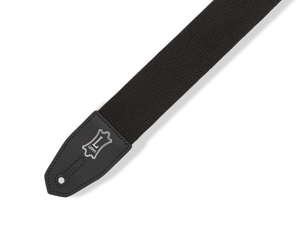 Levy's MRHC-BLK 2" Wide Cotton RipChord™ Guitar Strap