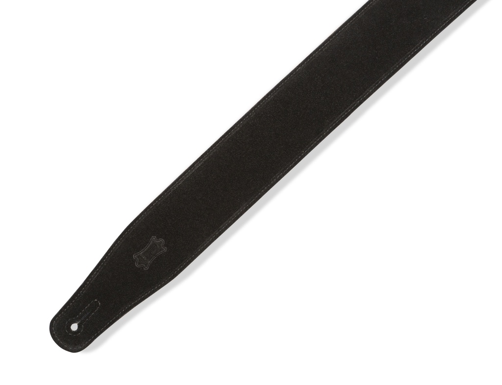 Levy's MRHSP-BLK 25" Wide Suede RipChord™ Guitar Strap