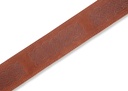 Levy's MS26CK-BRN 2 1/2" Wide Brown Suede Leather Guitar strap