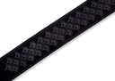 Levy's MS26DE-BLK 2 1/2" Wide Brown Suede Leather Guitar strap