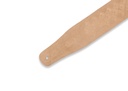 Levy's MS26DE-BLK 2 1/2" Wide Brown Suede Leather Guitar strap