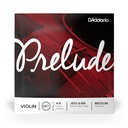 D'Addario Prelude Violin String Set, 4/4 Scale, Medium Tension