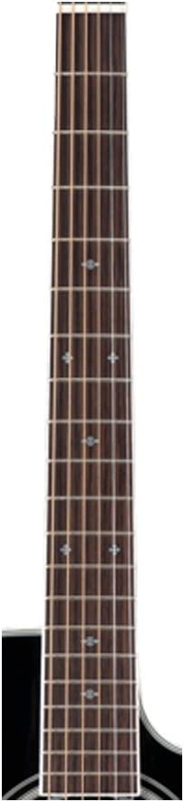 Takamine Legacy EF341SC Dreadnaught Acoustic Electric Guitar, Black
