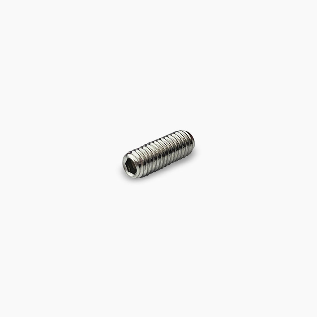 Allparts GS-0049 Hex Head Guitar Bridge Height Screws, Nickel, Pack of 12