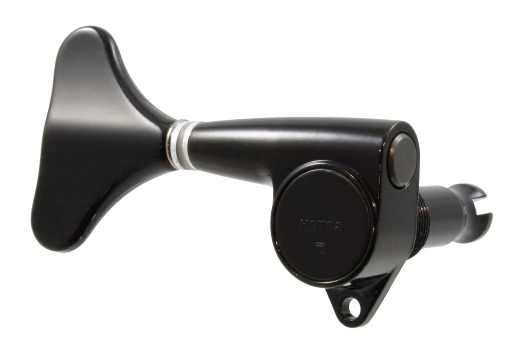 Allparts TK-0923 Single Gotoh GB707 Sealed Bass Key, Black, Treble side