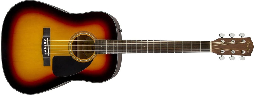 Fender CD-60 Dreadnaught Acoustic with Case, Sunburst