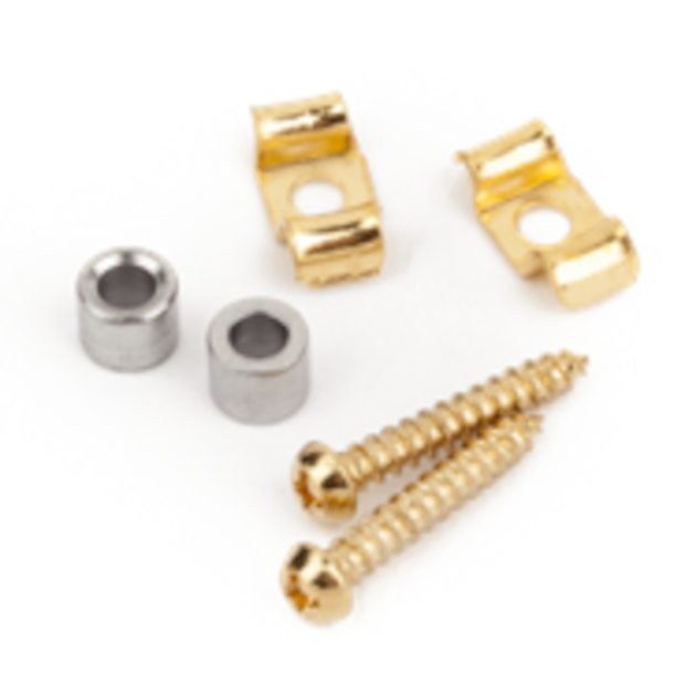 Fender Vintage-Style Stratocaster® String Guides, Gold, 2 Pack