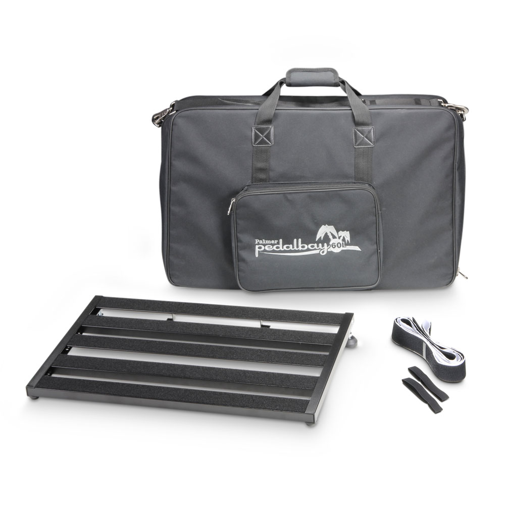Palmer PEDALBAY® 60 L - Lightweight Deep Pedalboard with Protective Softcase, 60 cm