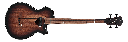 Ibanez AEGB24E Acoustic Bass, Mahogany Sunburst High Gloss