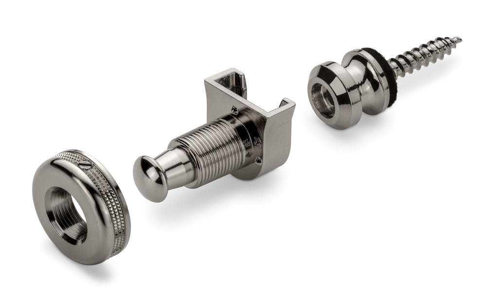 Schaller S-Locks Strap Retainers, Pair, Ruthenium