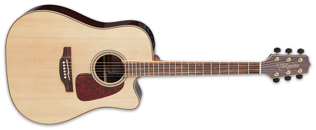 Takamine GD93CE Dreadnaught Cutaway Acoustic Electric w/ 3pc Walnut & Quilt Maple Back