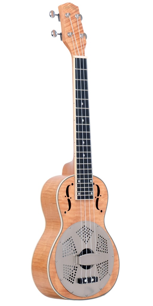 Gold Tone ResoMaple Tenor Curly Maple Resonator Ukulele with Gig Bag