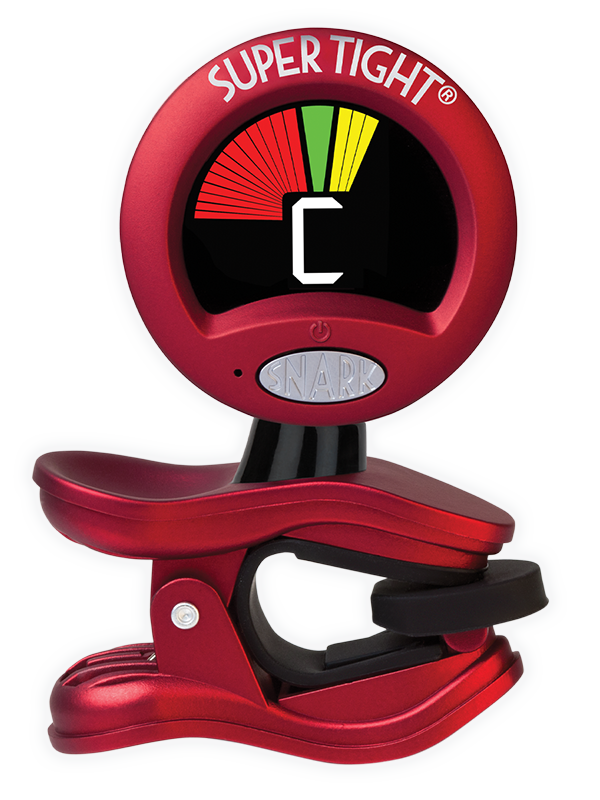 Snark ST-2 Super Tight Clip-On Tuner, Red