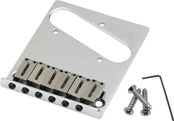 Fender 6-Saddle American Series Telecaster® Bridge Assembly (Chrome)