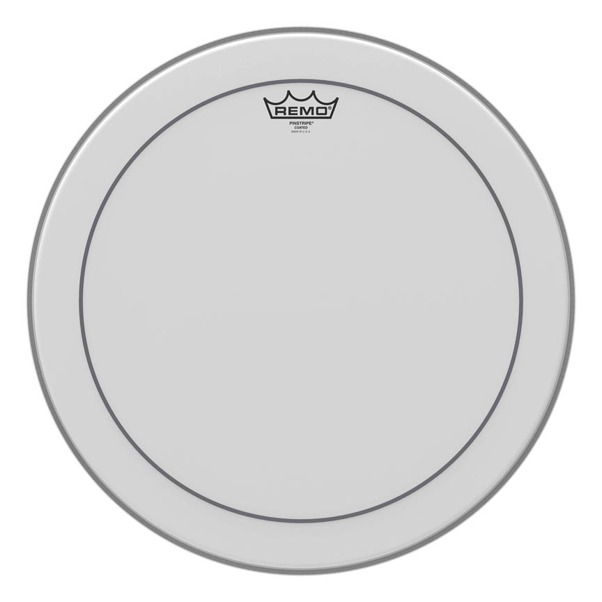Remo PS-0118-00 Coated Pinstripe Head, 18"