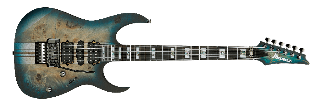 Ibanez Premium RGT1270PB Electric Guitar, Cosmic Blue Starburst Flat