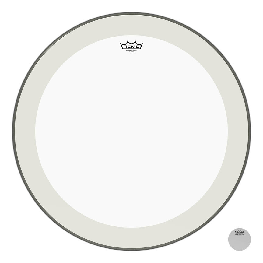 Remo Powerstroke 4 Clear Bass Drum Head, 26"