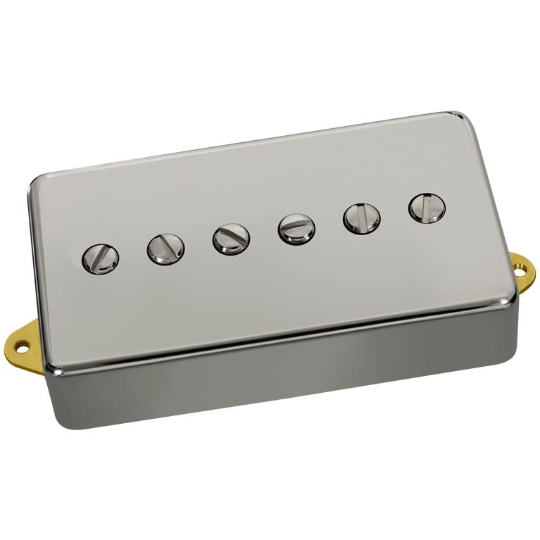 DiMarzio Fantom P90 with Full Size Humbucker Cover, Nickel