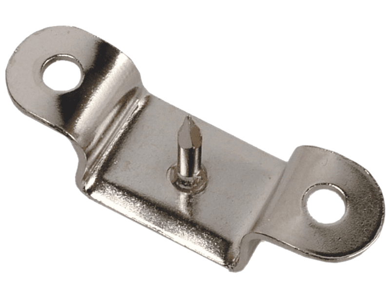CE Mount for Leather Amp Handles, Individual, Chrome