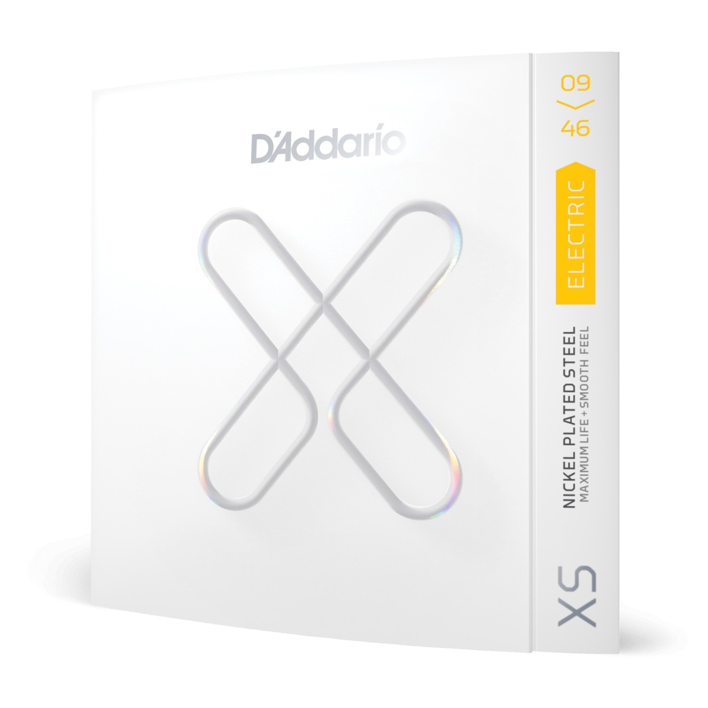 D'Addario XS Nickel Coated Electric Guitar Strings, 9-46 Super Light Top/Regular Bottom, XSE0946