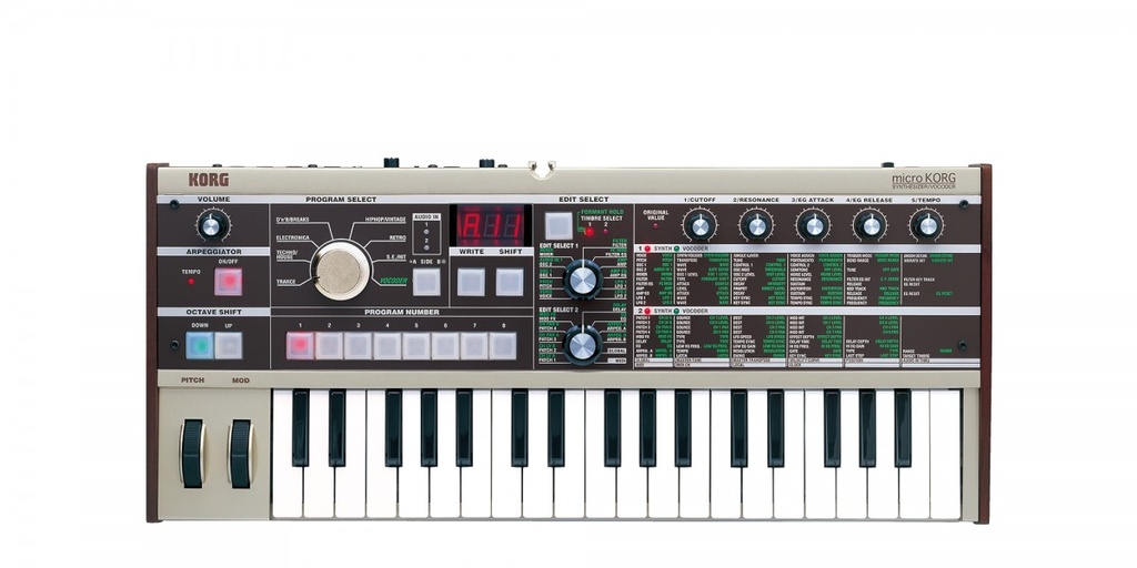 Korg MICROKORG 37-mini Key Synthesizer & Vocoder