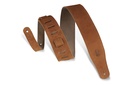 Levy's MS26-HNY 2 1/2" Wide Honey Suede Guitar Strap