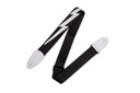 Levy's DM5-BLK 2" Wide Black Soft-hand Polypropylene Guitar Strap