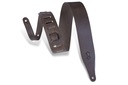 Levy's M17D-DBR 2 1/2" Wide Dark-brn Veg-tan Leather Guitar Strap