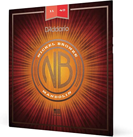 D'Addario Nickel Bronze Mandolin, 11-40 Medium, NBM1140