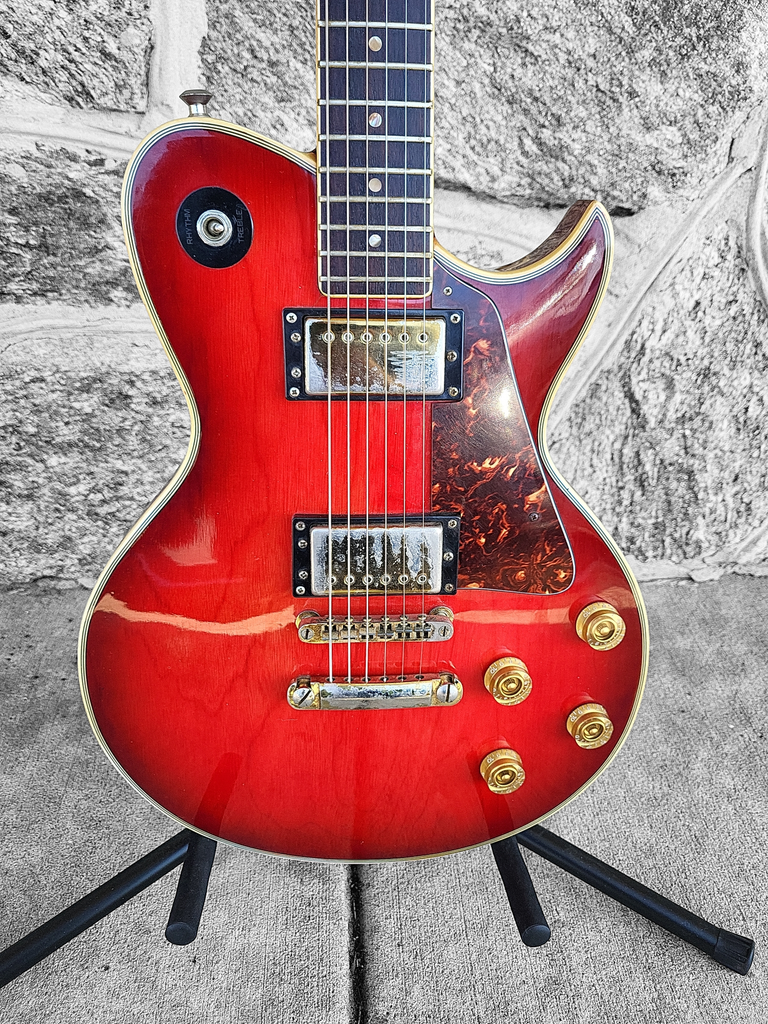 Prototype LP Style Electric Guitar, Red Burst
