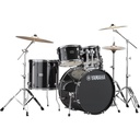 Yamaha RDP2F56W Rydeen Drum Kit with 22" Bass and Hardware, Black Glitter