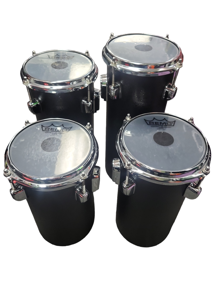 Tama 7580N4H High-Pitch Octoban 4-Piece Set with 2 Stands