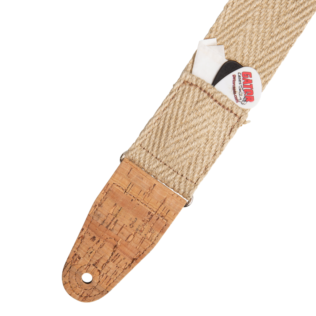 Levy's M8HP Vegan Hemp Guitar Strap, Island