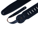 Levy's Heritage Crafted Series Leather Guitar Strap, Black