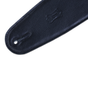 Levy's Heritage Crafted Series Leather Guitar Strap, Black