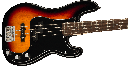 Squier Affinity Precision Bass PJ Pack, 3-Color Sunburst, with Rumble 15