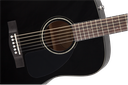 Fender CD-60 Dreadnaught Acoustic with Case, Black