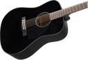 Fender CD-60 Dreadnaught Acoustic with Case, Black