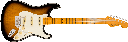 Fender Eric Johnson Stratocaster®, Maple Fingerboard, 2-Color Sunburst