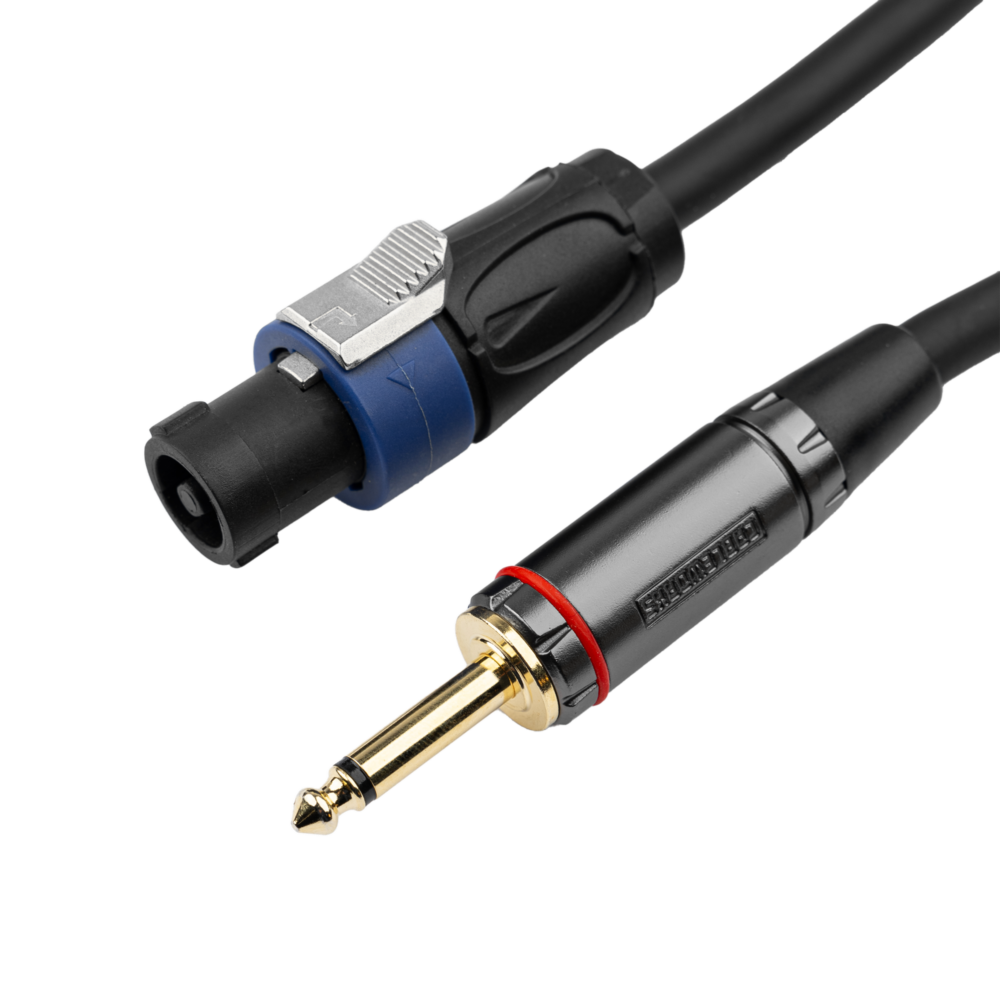 Gator Headliner Series Speaker Cable, 3', 1/4" to Twist Lock