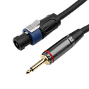 Gator Headliner Series Speaker Cable, 3', 1/4" to Twist Lock